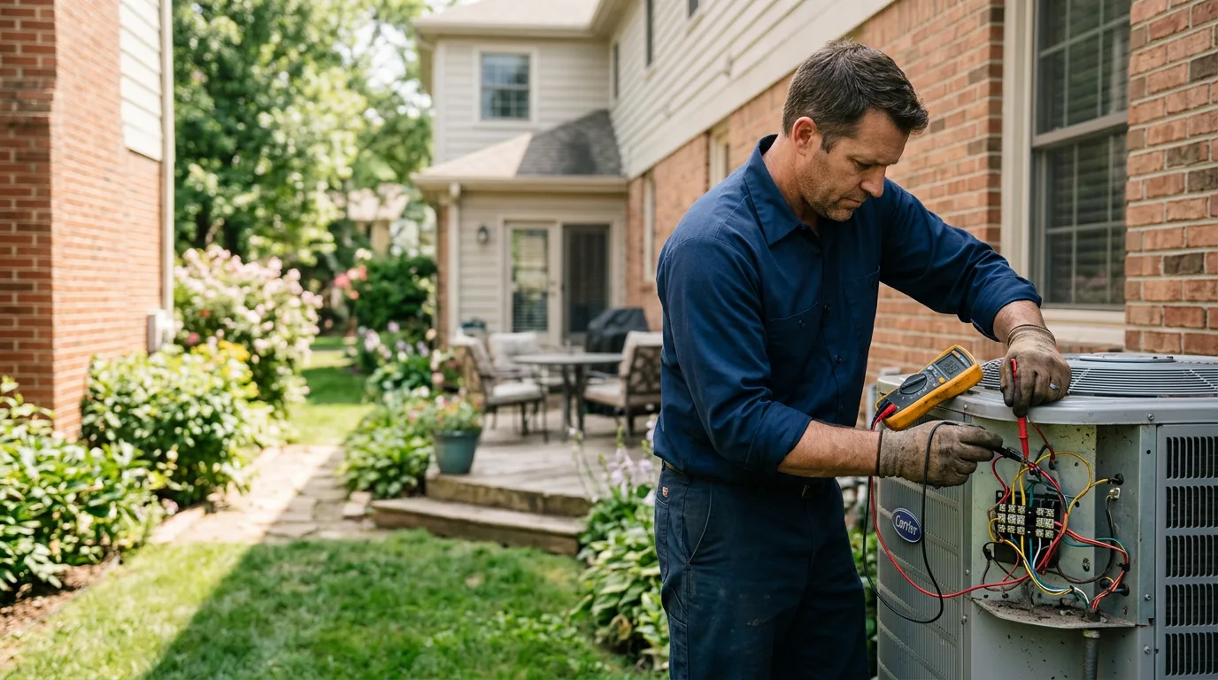 HVAC technician working near Meadville, MS